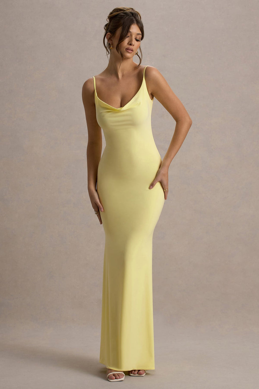 Limoncello Satin Maxi Dress