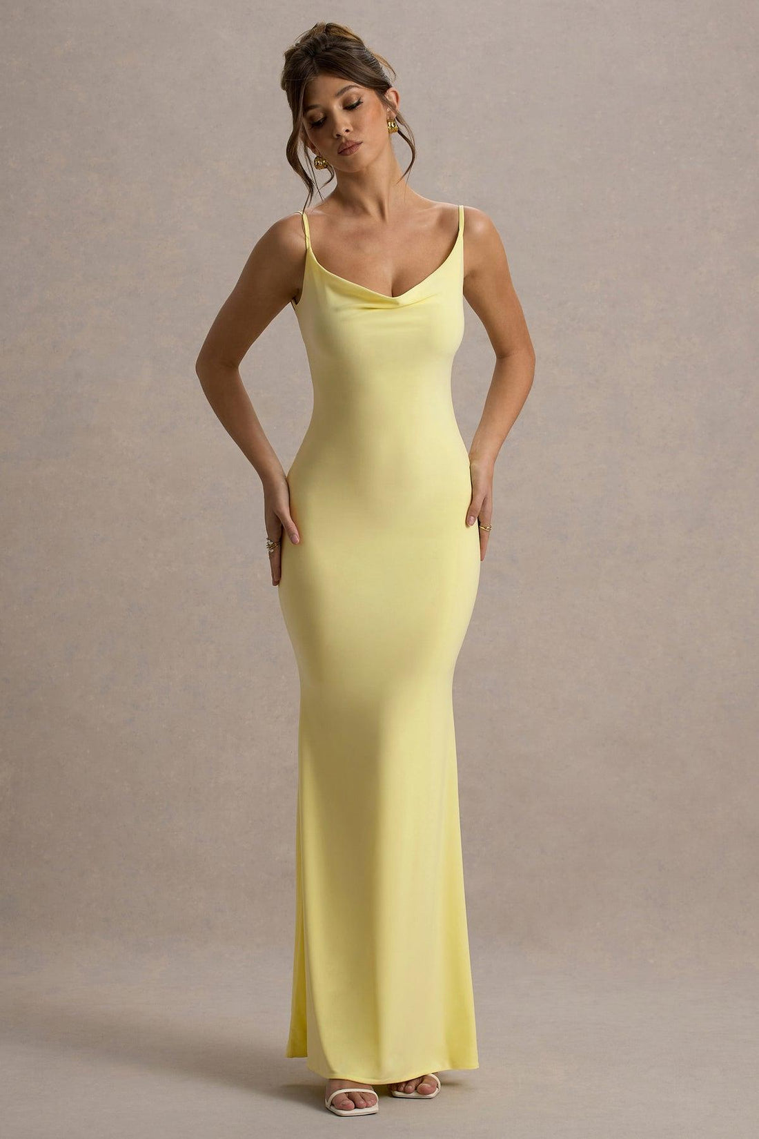Limoncello Satin Maxi Dress