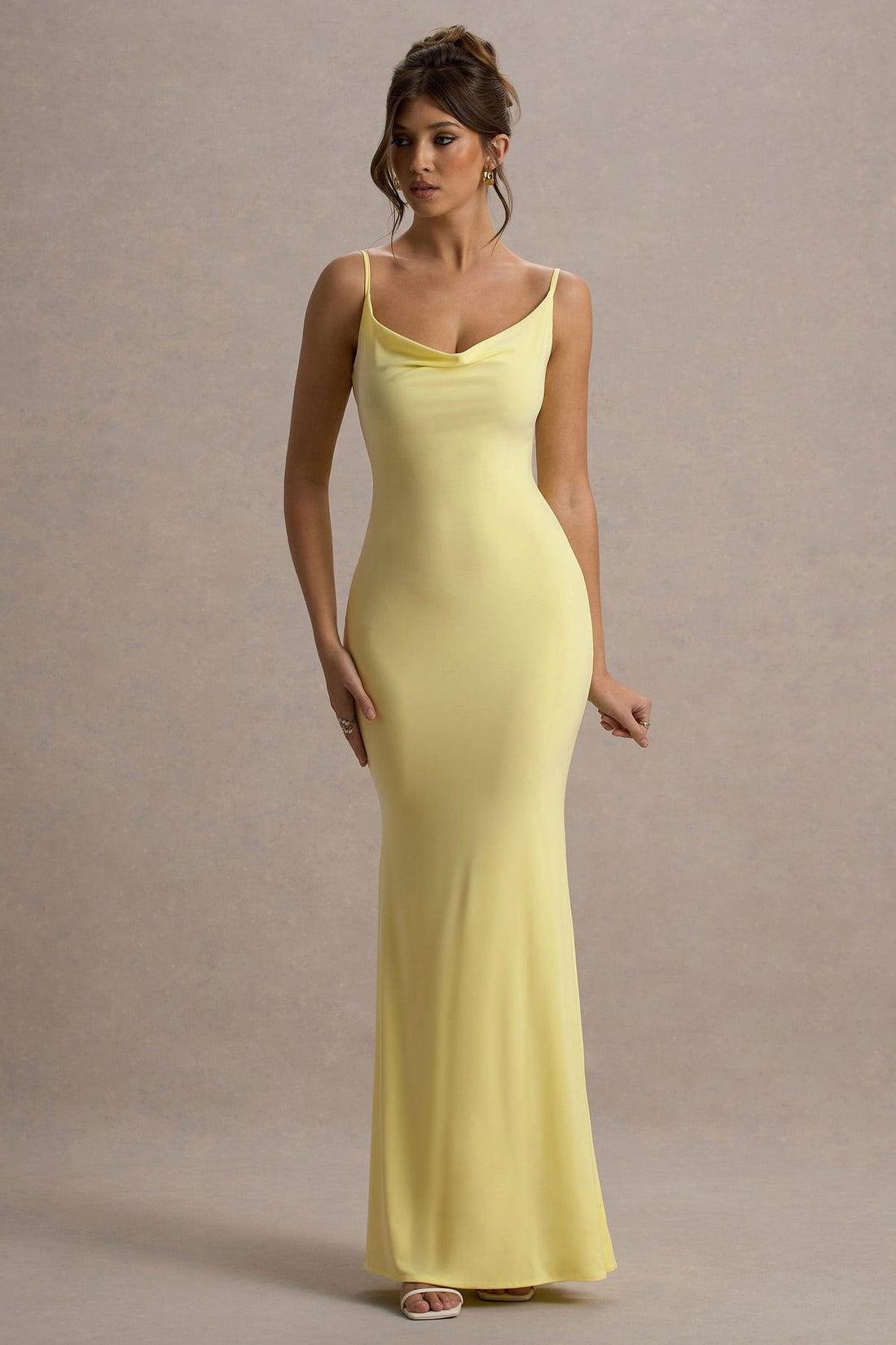 Limoncello Satin Maxi Dress