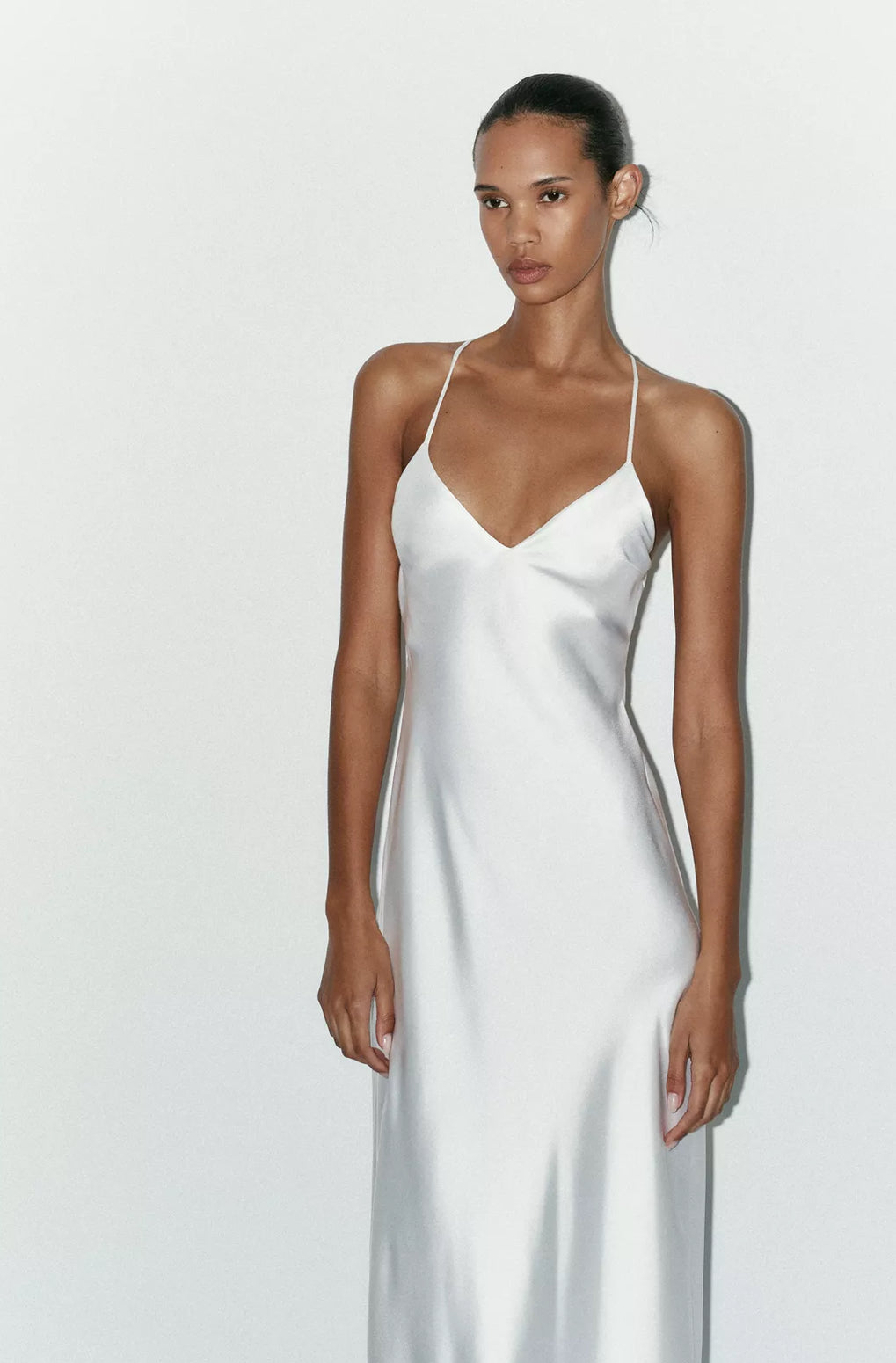 Luna Satin Slip Dress