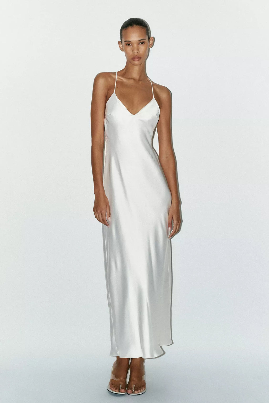 Luna Satin Slip Dress