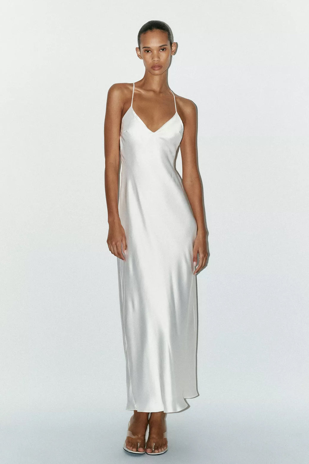 Luna Satin Slip Dress