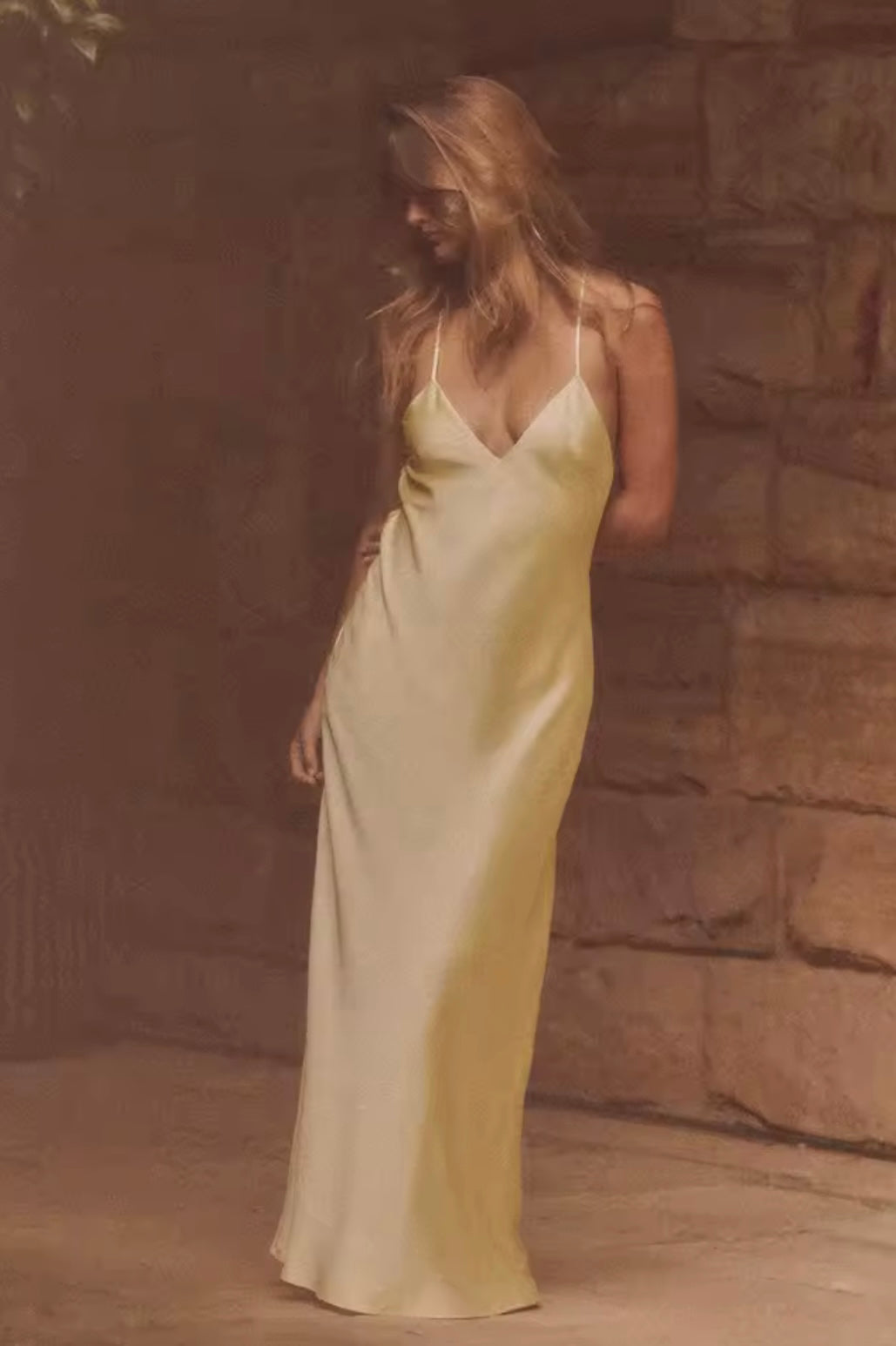 Luna Satin Slip Dress
